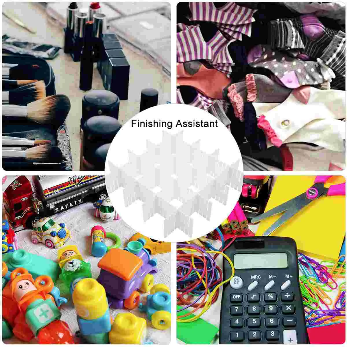 34 шт. пластиковые разделители для ящиков