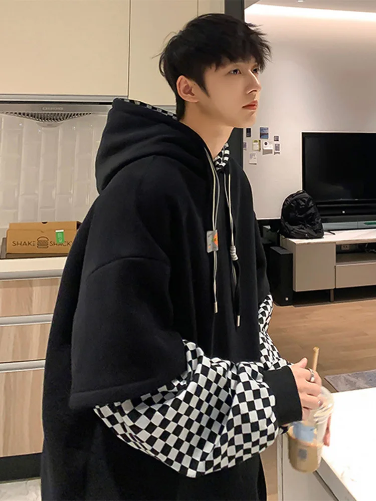 

Толстовка джентльменская весенне-осенняя очень большого размера с капюшоном