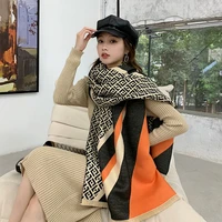 180cmx65cm the new autumn and winter imitation cashmere ladies elegant and fashionable air conditioning shawl winter warm scarf