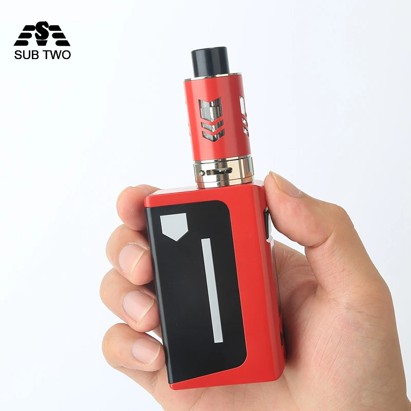 2 шт. SUB два Vape ручка 2200 мАч бокс мод для электронных сигарет набор оригинал X12 100W