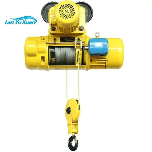 

5 Ton CD Model Electric Wire Rope Hoist Provided Wire Rope Hoists Steel Cable Electric 35m Hight Construction Hoist 8 M/min 500