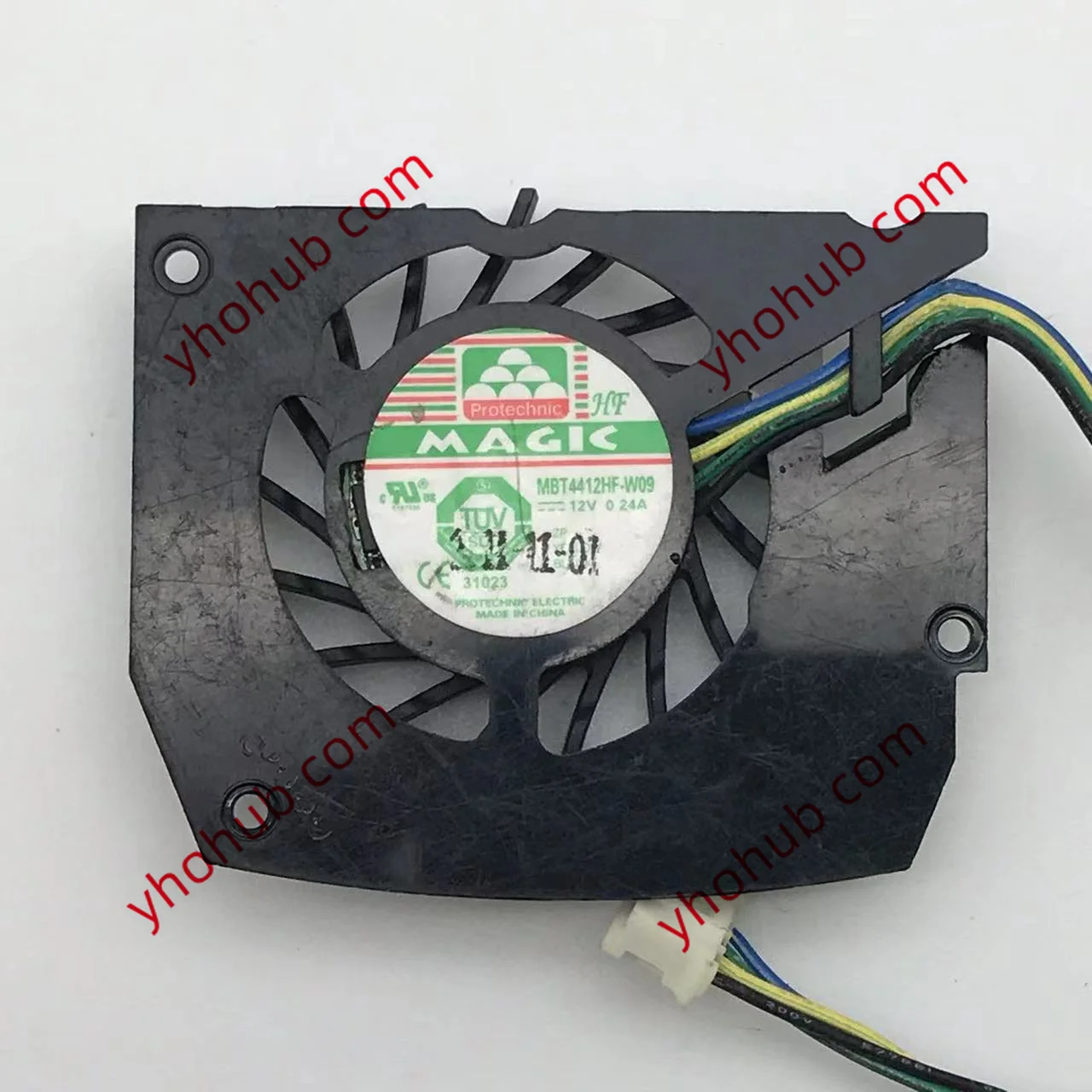 Волшебная MBT4412HF-W09 DC 12V 0.24A 4-проводной сервера Baer Вентилятор охлаждения |
