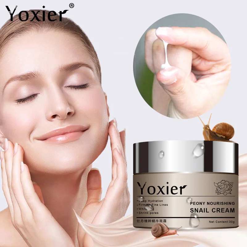 

Anti Wrinkle Snail Face Cream Hyaluronic Acid Moisturizer Aging Cream for Face Nourishing Serum Day Cream for Face