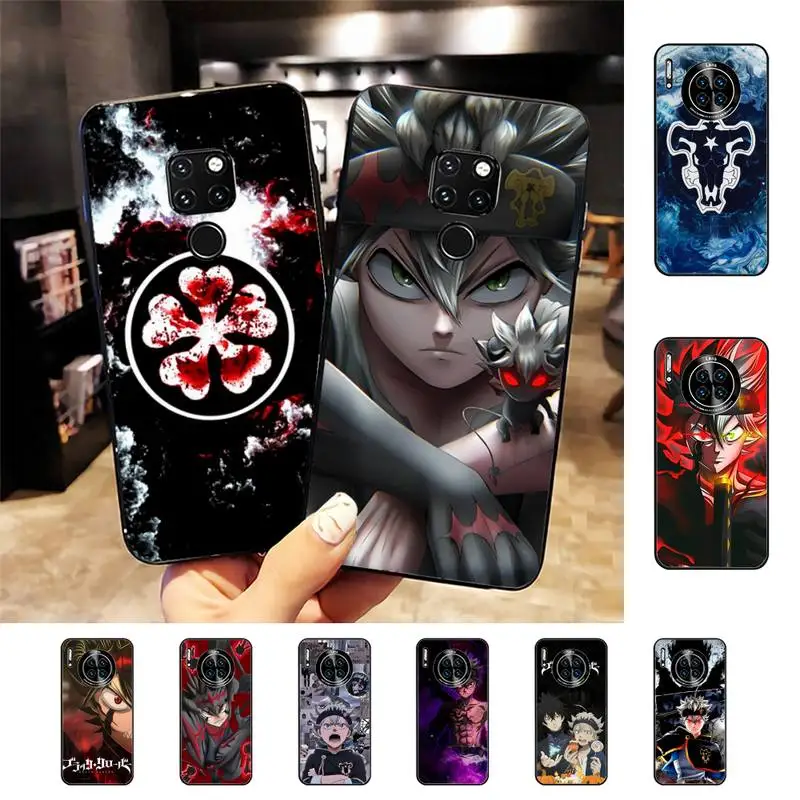 

Black Clover Anime Asta Phone Case for Huawei Mate 20 10 9 40 30 lite pro X Nova 2 3i 7se