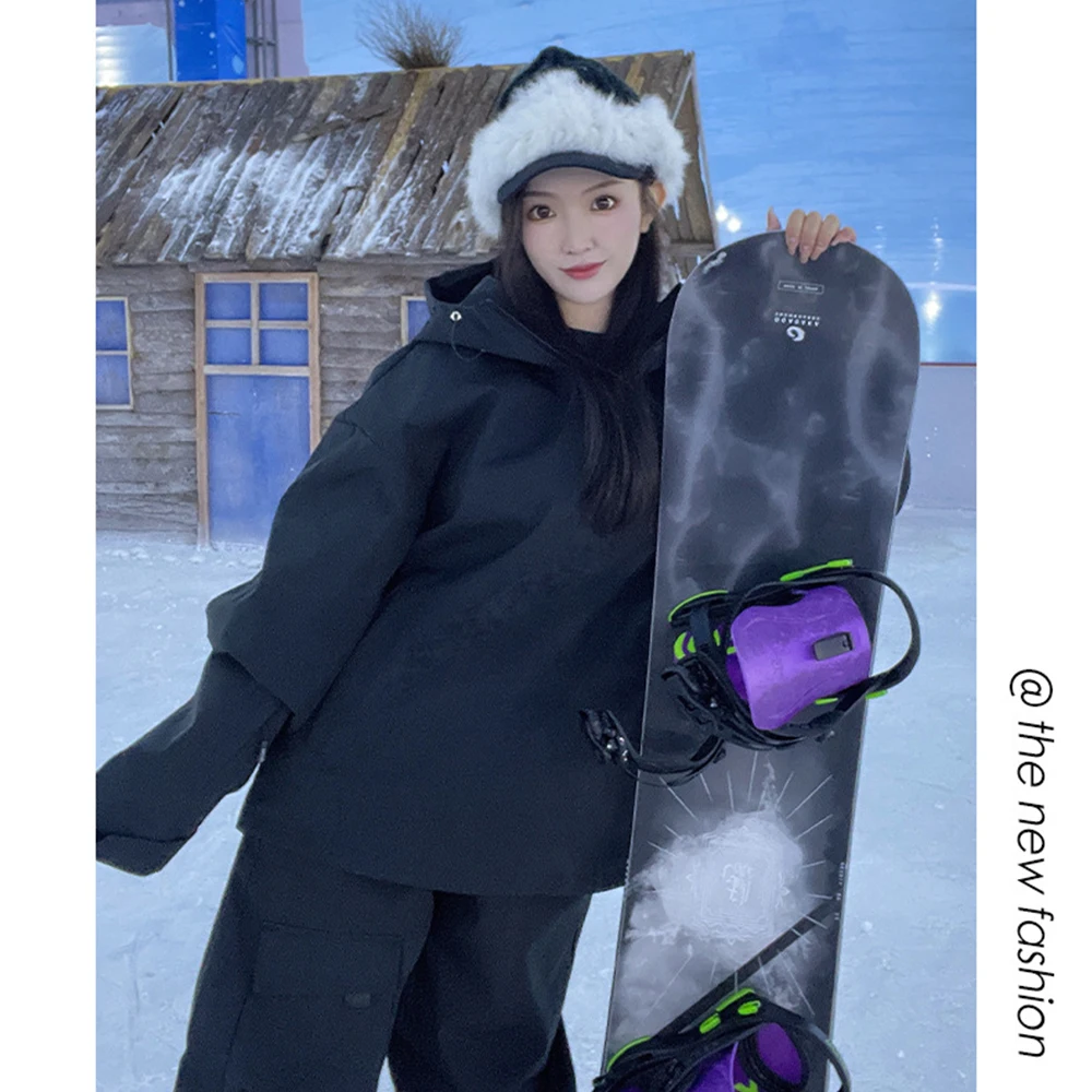 Женский водонепроницаемый лыжный костюм из куртки и брюк цвета размеры в