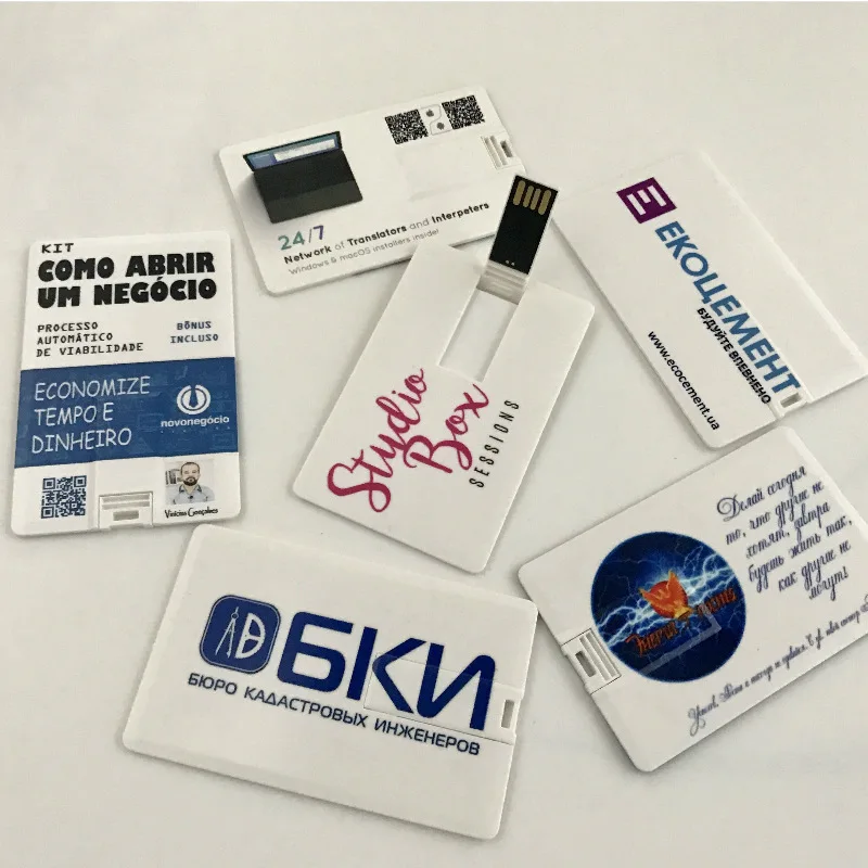 10 шт. бесплатный логотип компании визитная карточка Usb флэш-накопитель 8 Гб 16