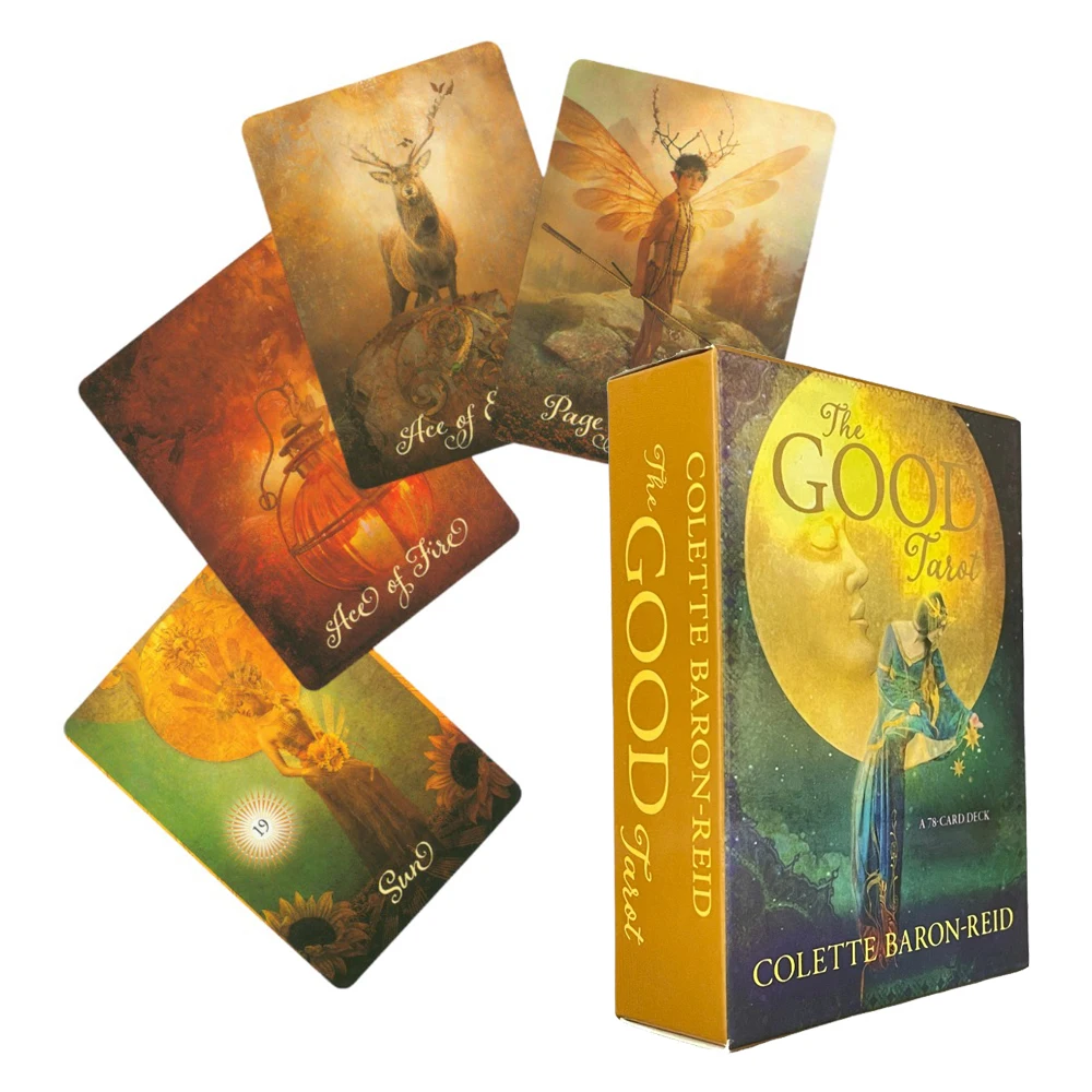 

Tarot Divination Cards for Beginners with E-book English Cards Cartas Tarot Deck Oraculos Mysterious Board Games for Family