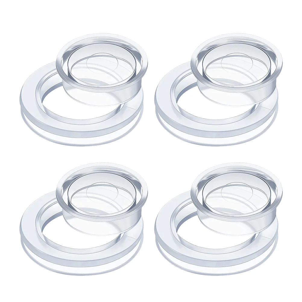 

4 Sets Umbrella Plug Cap Outdoor Tables Umbrella Hole Ring Center Ring Clear Umbrellas Silica Gel Patio Umbrella Parts