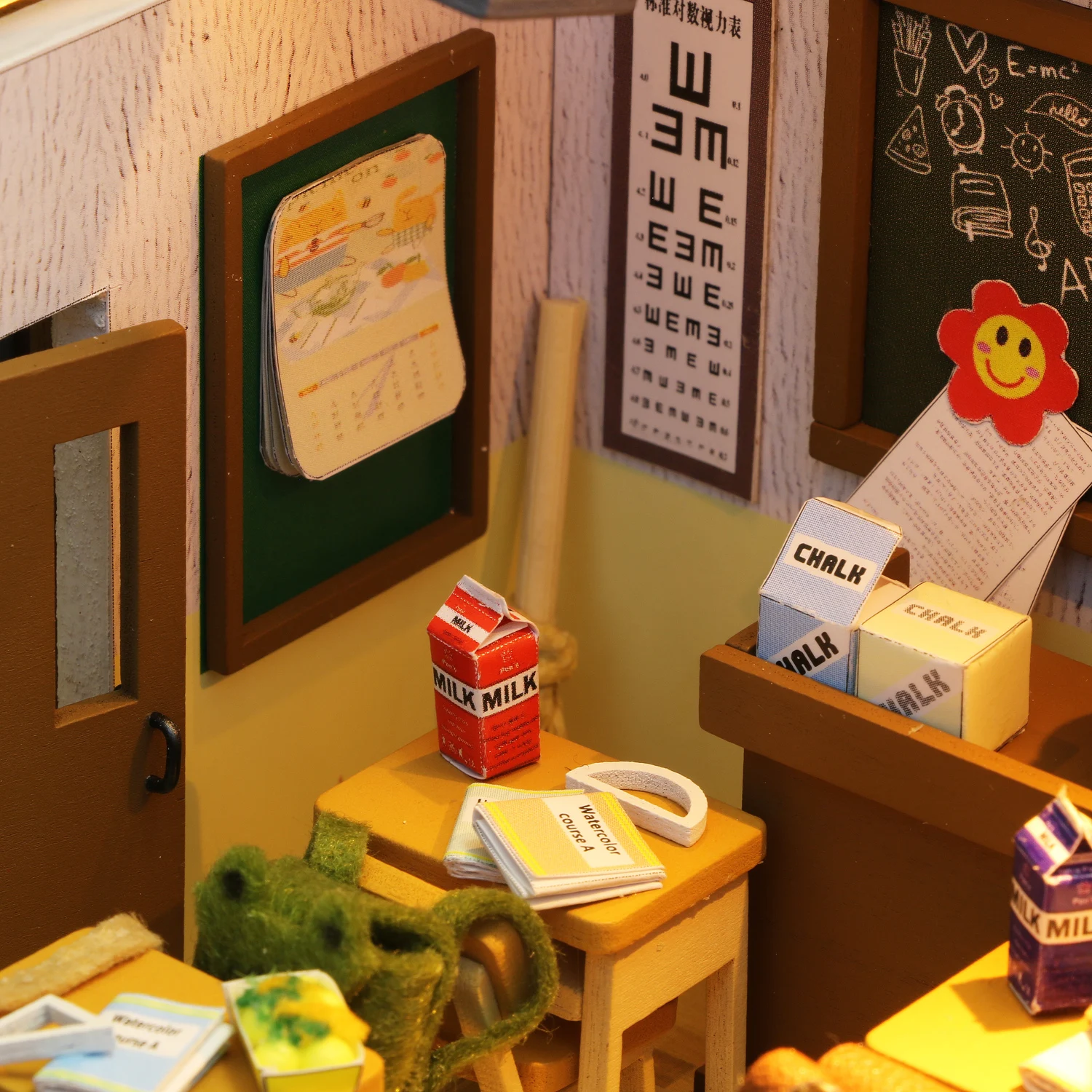 

Handmade Small Room Manual Cottage DIY Micro School Birthday Presents Handwork Doll House Creative Gift Adults Teenagers Toys