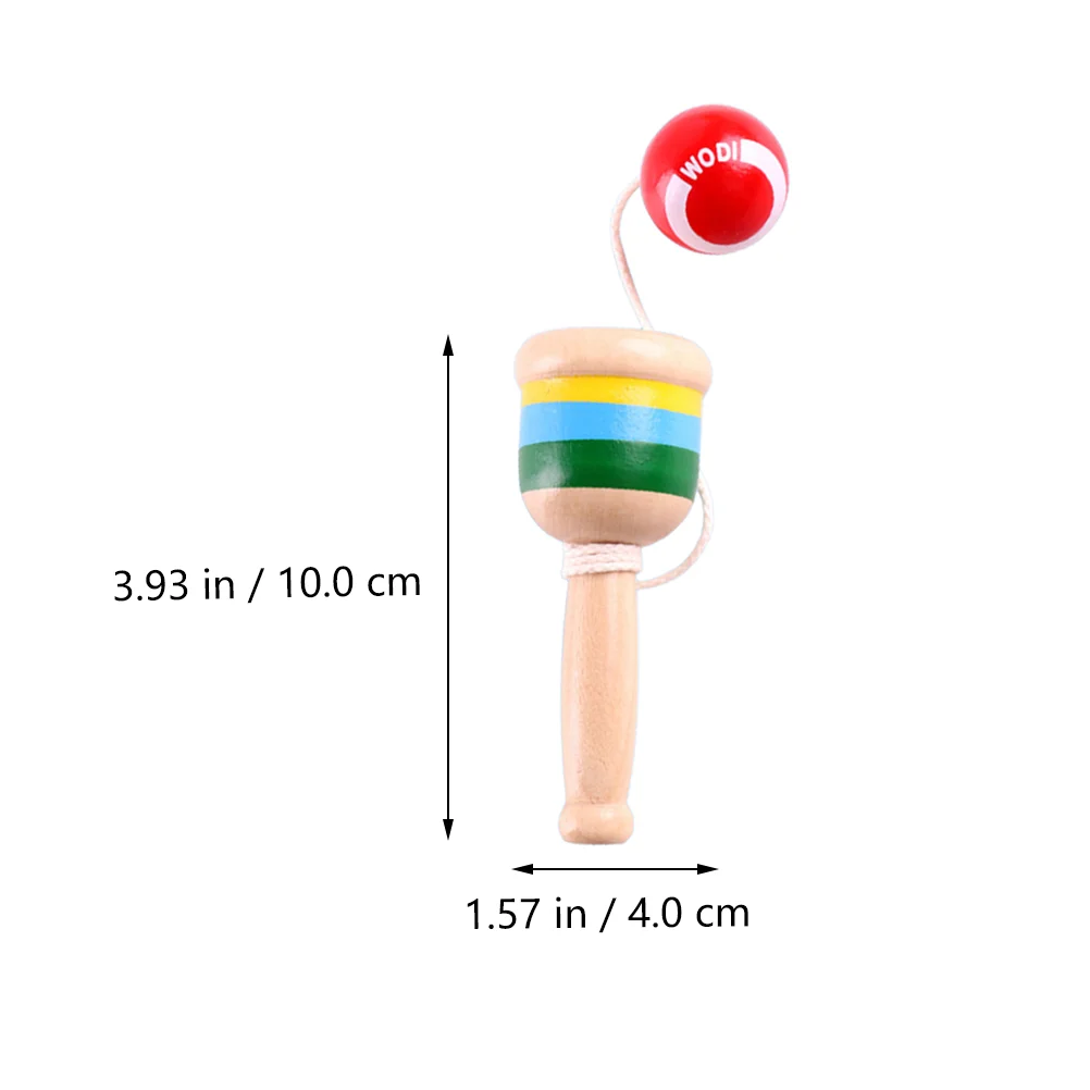 4 шт. мини-деревянная игрушка-мяч для ограждения на чашку игрушки Кендама и игры