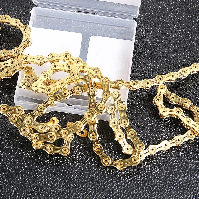 Велосипедная цепь BUCKLOS 10v 11v 11EL 11SL Цепь 8s 9s 10s 11s 12s Скоростной велосипедный ток 116/126