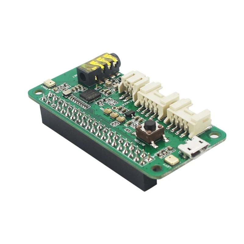 

ReSpeaker 2-Mics Pi Hat for Raspberry Pi 4 B Intelligent Voice Module Dual Mic