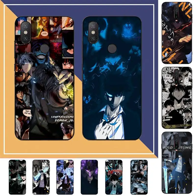 

Anime Solo Leveling Comics Phone Case for Redmi Note 8 7 9 4 6 pro max T X 5A 3 10 lite pro