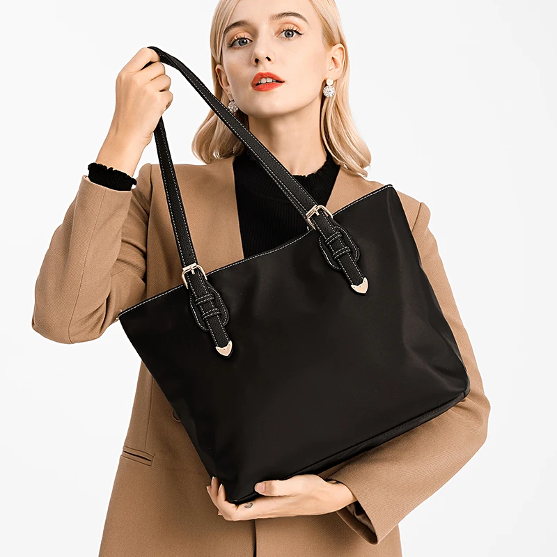 

New fashion versatile Single Shoulder Bag Tote Bag Large Capacity Nylon Oxford portable commuter bag