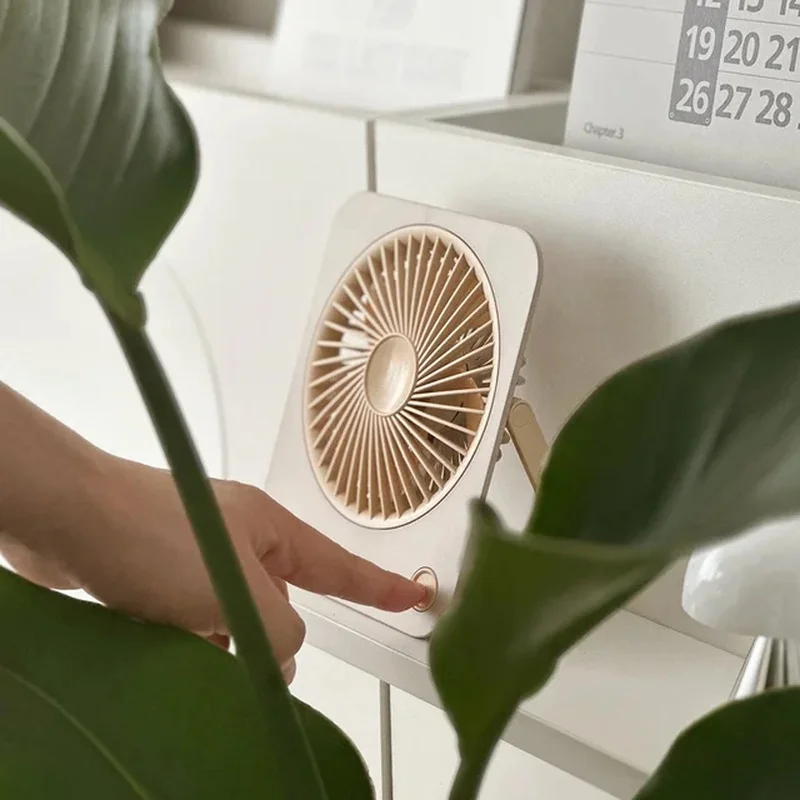 Эмоциональный электронный настольный мини-вентилятор портативный для офиса