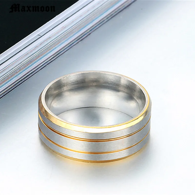 Maxmoon модные ювелирные изделия круглые кольца с цирконом для мужчин и женщин