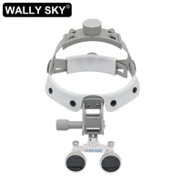 3 5x dental loupes headband binocular magnifier 320 420 mm ultra light magnifying glass helmet wide field of view