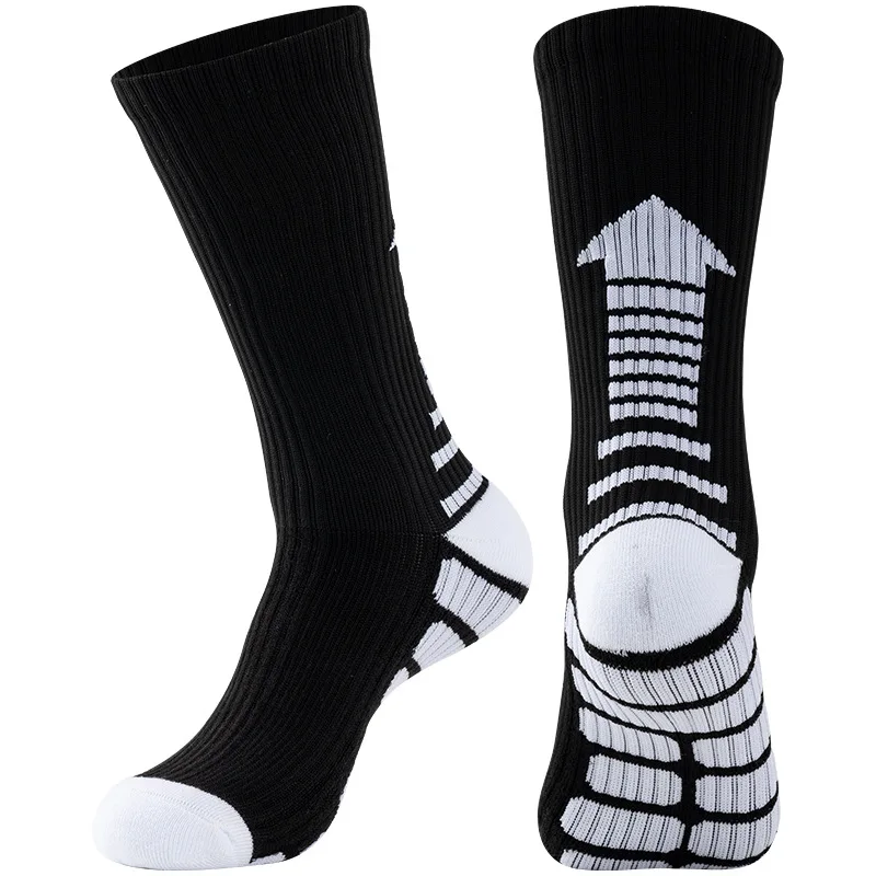 New Compression Socks Exercise Marathon Basketball Socks Breathable Soccer Cycling Sports Outdoor Socks Mens