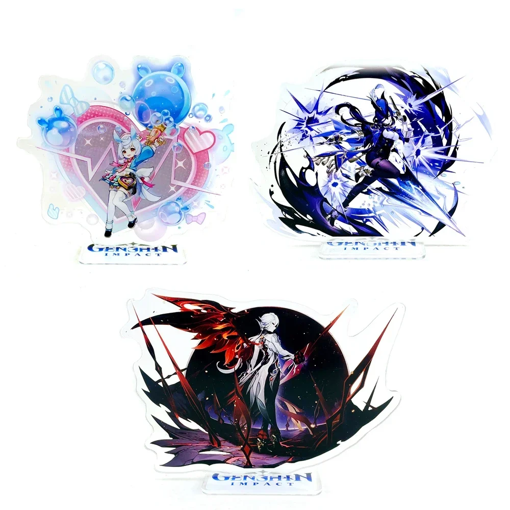 Genshin Impact персонажи Фонтейн Sigewinne Arlecchino Clorinde акриловые фигурки украшение для стола