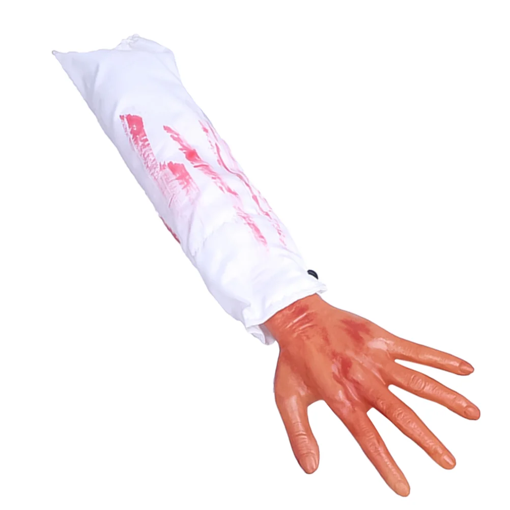 

Hand Severed Human Arms Body Parts Horrible Trick Scary Prop for Party Haunted House Decor Halloween accessories