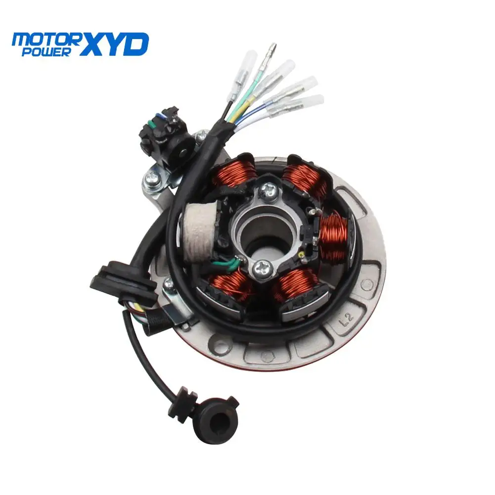 

Motorcycle Ignition Magneto Stator With Light For YINXIANG YX 140cc 1P56FMJ W063 Engine BSE SDG SSR Dirt Pit Bike Motocross