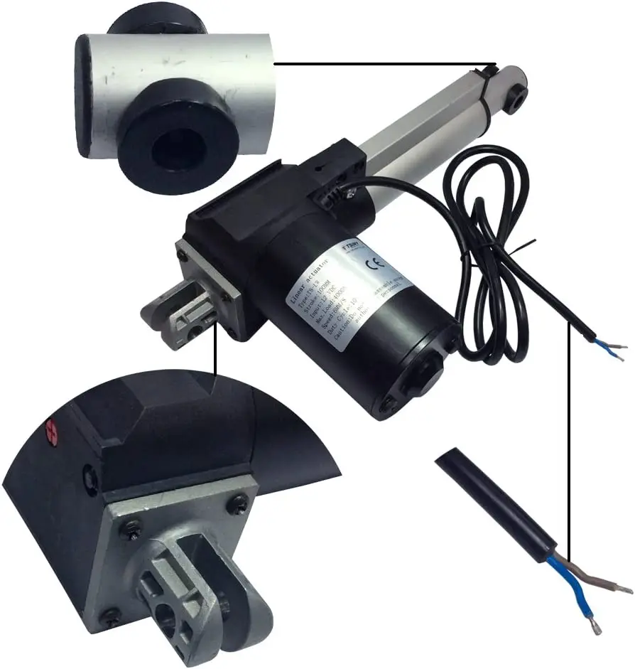 Ход 100 мм 4 дюйма 12 В сверхмощный н фунта постоянный ток скорость линейного