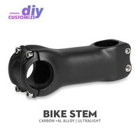 carbon stem 617degree mountain bike stem 31 8mm handlebar stems 708090100110120130mm black matt bicycle parts