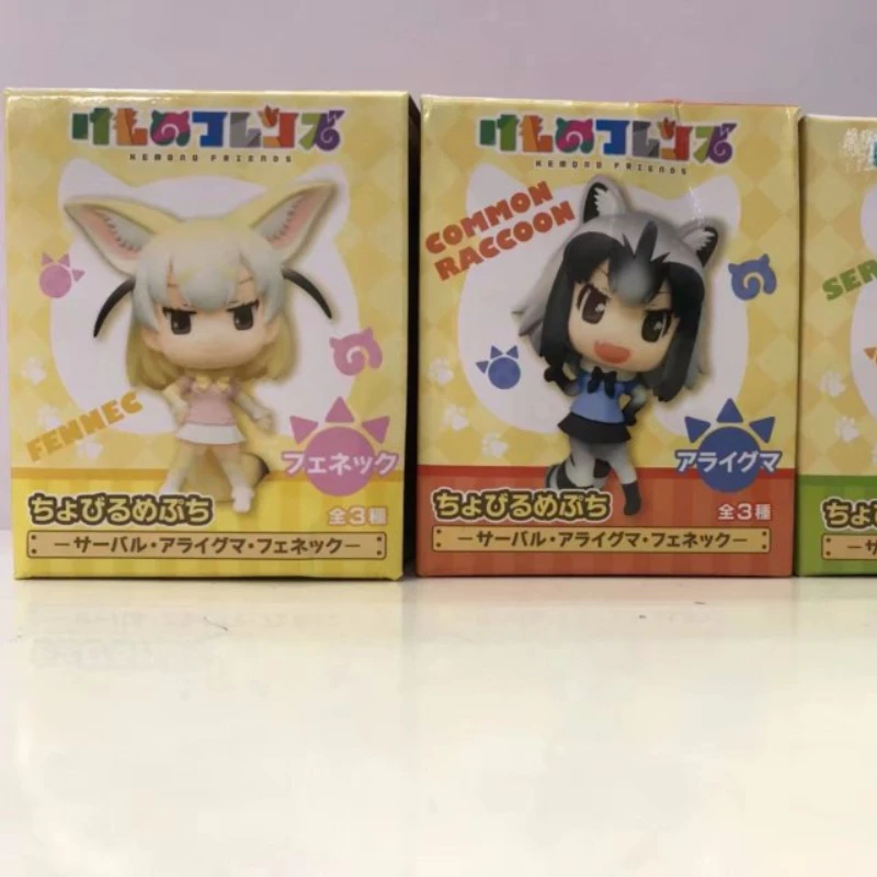 3 шт./компл. аниме Kemono Friends Project мини-фигурки животных из ПВХ коллекционные модели