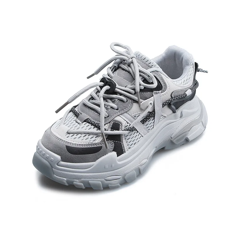 

Кроссовки женские из натуральной кожи, модная повседневная обувь для бега, Спортивная сетчатая обувь, весна-осень