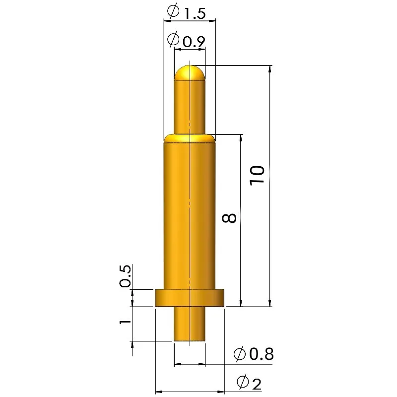 

10 шт. Пружинные контакты Pogo Pin для тестирования