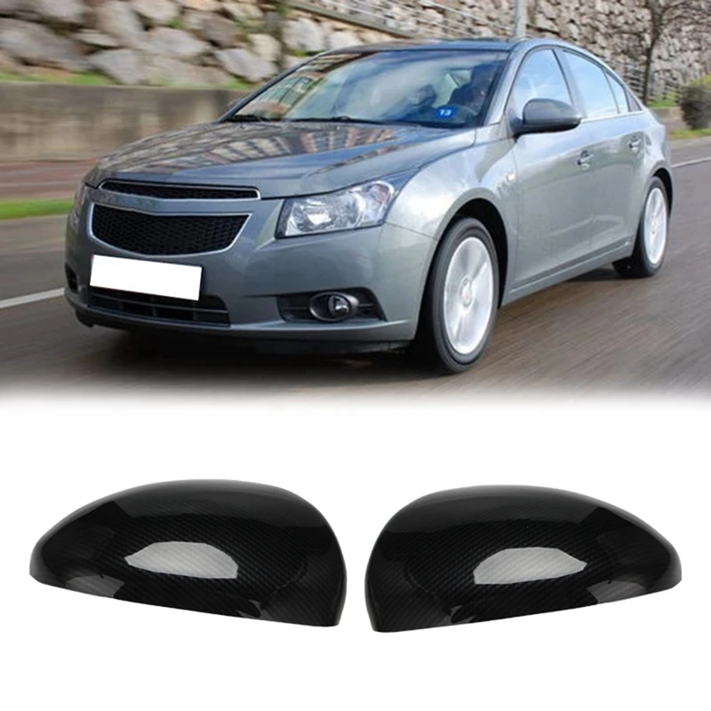 

Carbon Fiber Car Side Door Rearview Mirror Cover Trim for Chevrolet Cruze 2009-2015