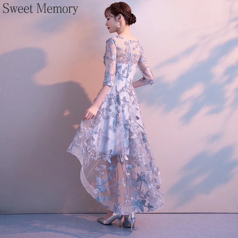 Банкетное вечернее платье Sweet Memory женское короткое спереди и длинное сзади