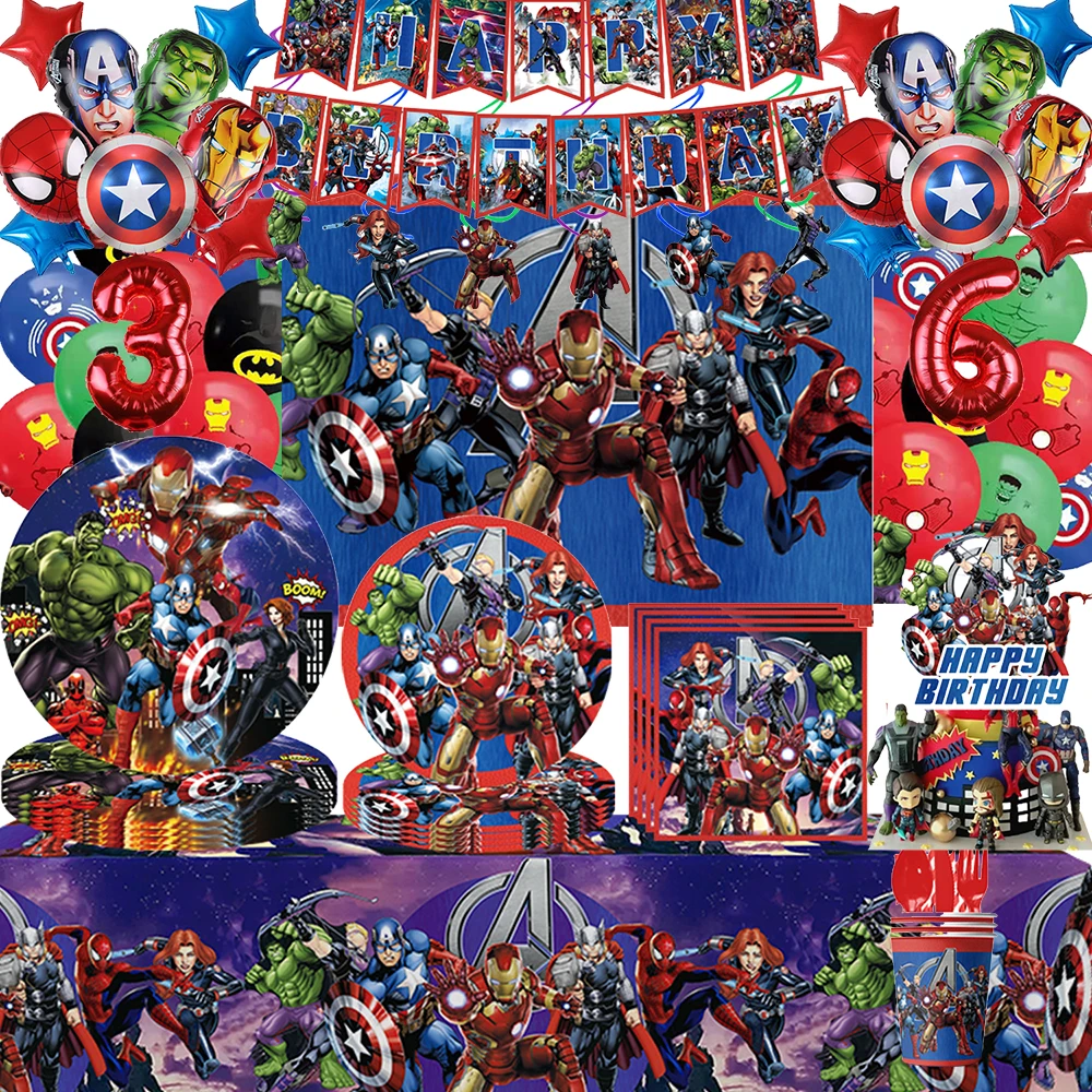 

Супергерой, Человек-паук, строительный баннер на день рождения, воздушные шары, тарелки, чашки, подарочные пакеты, тематическая вечеринка с ...