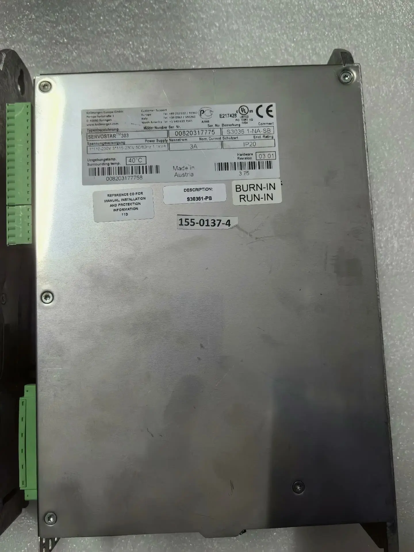 S30361-NA-SB Сервопривод для Danaher