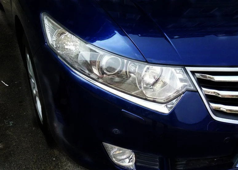 Накладка на переднюю и заднюю фары из АБС-пластика для HONDA ACCORD CU1 CU2 2009-2012