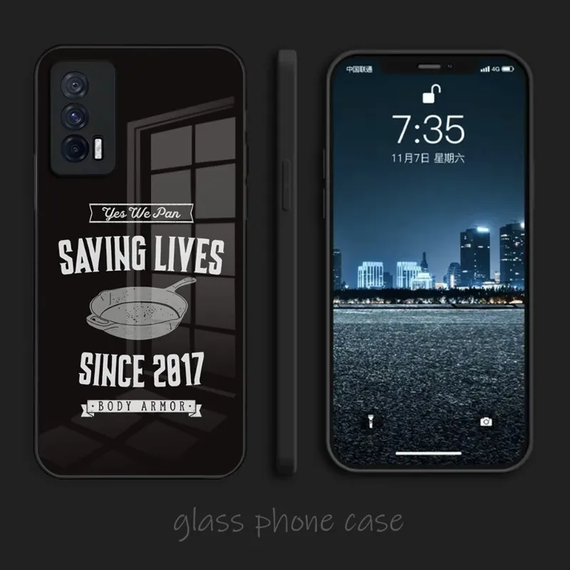 Pubg DIY Phone Case Glass For Vivo Y73 Y76S Y55S Y31S Y30 S10 S10E S12 S9 S9E X60 X70 IQOO9 8 7 NEO5 5S 5SE Coque images - 6
