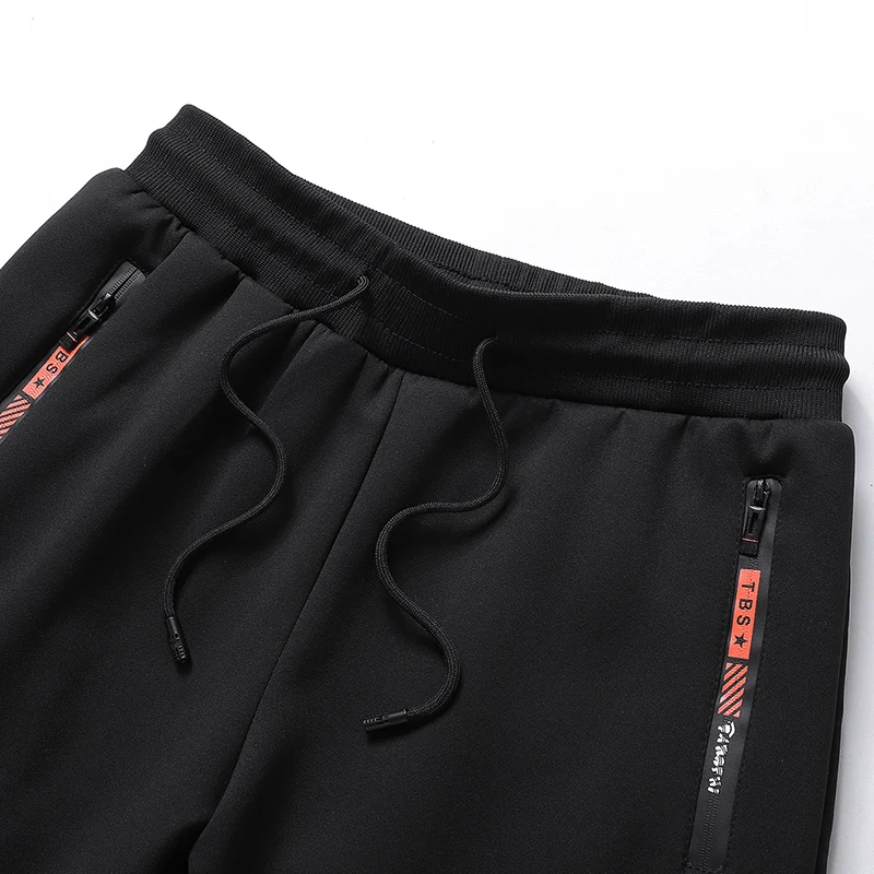 Мужской кашемировый спортивный костюм повседневный теплый из двух предметов