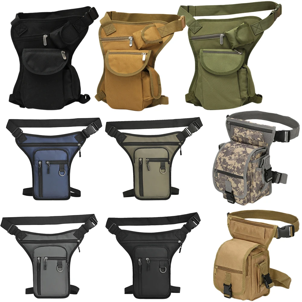 

Waterproof Leg Belt Bags Outdoor Motorcycle Molle Waist Fanny Pack Pouch Mobile Phone Sundries Storage Bag for Outdoor Hiking