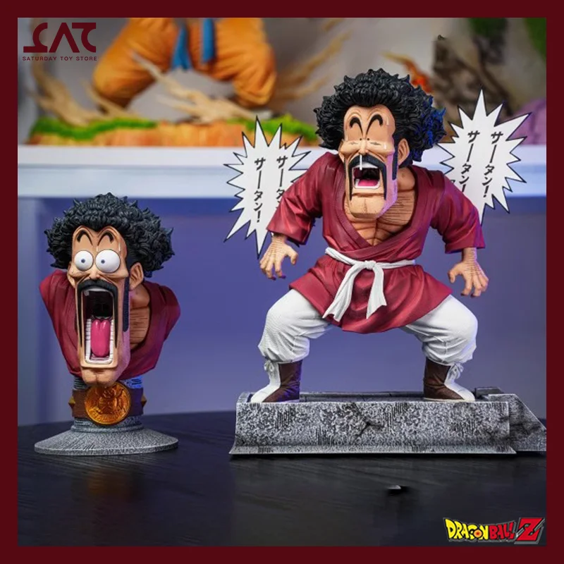 

15cm Dragon Ball Anime Figure Mister Satan Figure Replace Head Ornament Statue Gk Figurine Model Doll Collection Desk Toys Gift