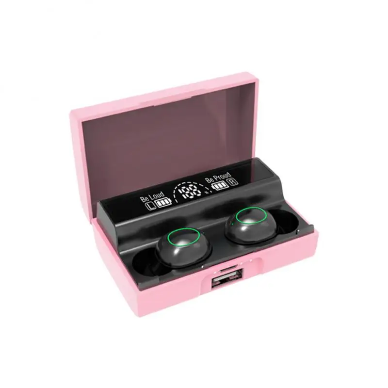 

With Microphone Sports Headset Tws Earphone Stereo Sports Touch Control Bluetooth 5.1 Headphone Power Display Headphone Earbuds