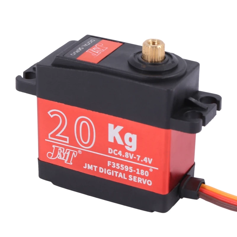 

Digital Servo 20KG 180 Degree Waterproof Metal Steering Digital Metal Gear Core Servo With High Torque For RC Car Boat Model Toy