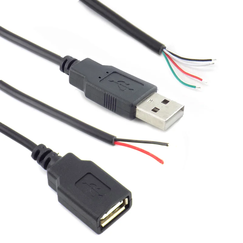 2-контактный 4-контактный кабель Micro USB 2.0 Type-C для зарядного устройства 2 5 мм 3 -