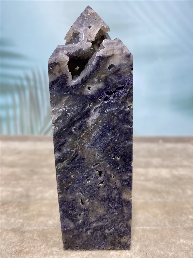 

Stone Natural Quartz Crystal Healing Sphalerite Tower Geode Reiki Gems And Minerals Feng Shui Ornaments For Home Decoration Wand