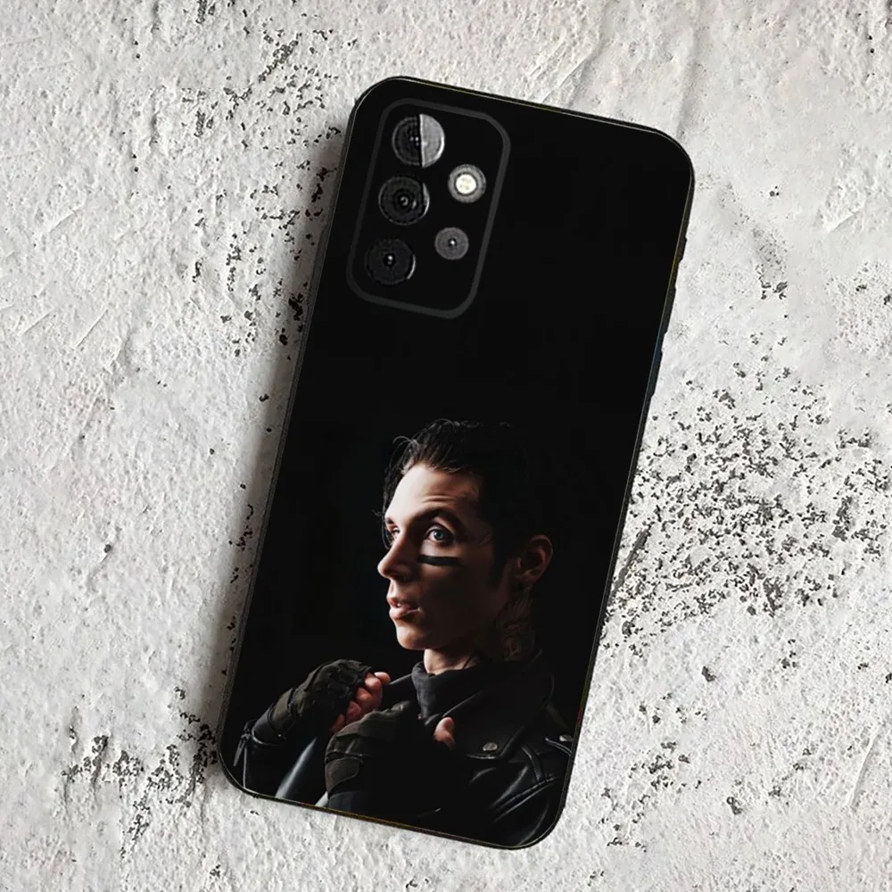 Чехол для телефона Rock A-Andy B-Biersack-S Samsung Galaxy A13 21s 22 31 32 52 53 71 80 91 Мягкий черный чехол