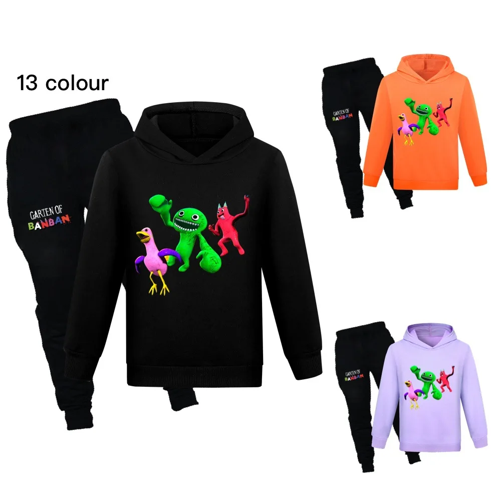 

Garden of Banban Sets Spring Autumn Boys Clothes Casual Outfit Hoodies +Pants Kids Tracksuit Teen Children Clothing Suit
