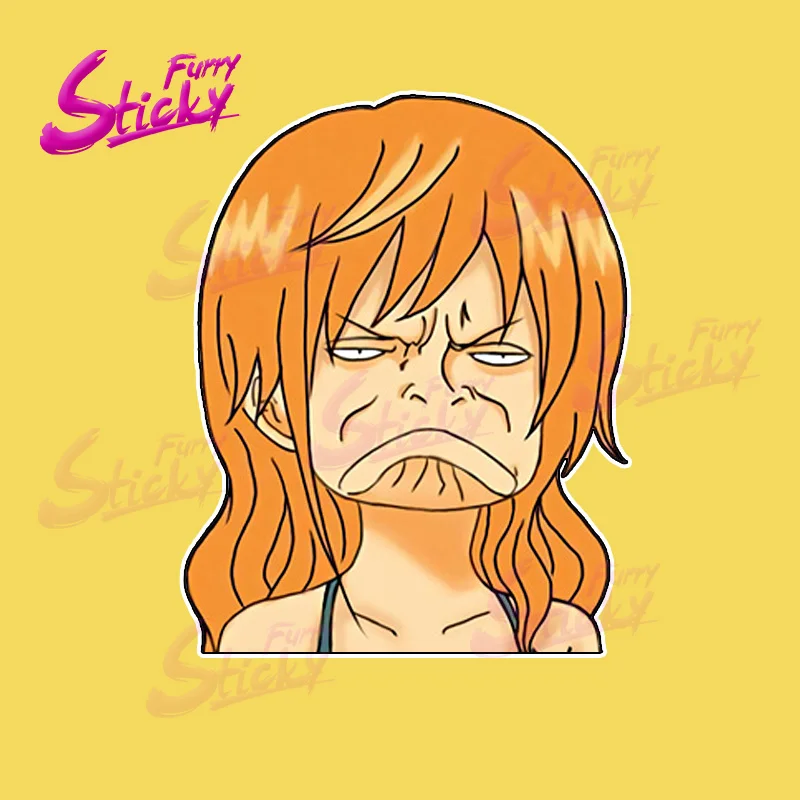 

Furry Sticky Funny Nami Who Dislikes Voyeurism Anime Car Sticker Decal Car Accessories Bumper Helmet Trunk Mazda Stickers