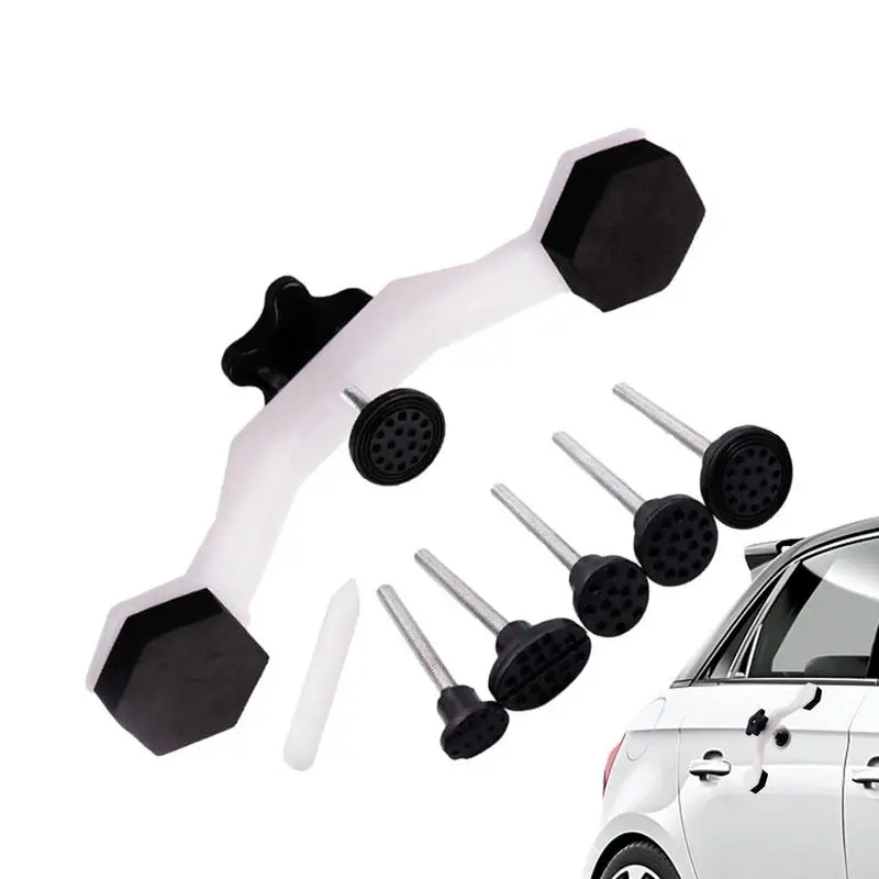 Car Body Dent Removal Kit 8PCs Universal Damage Repairing No Painting Dent Puller Tools For Vehicle Car Refrigerator Motorcycle