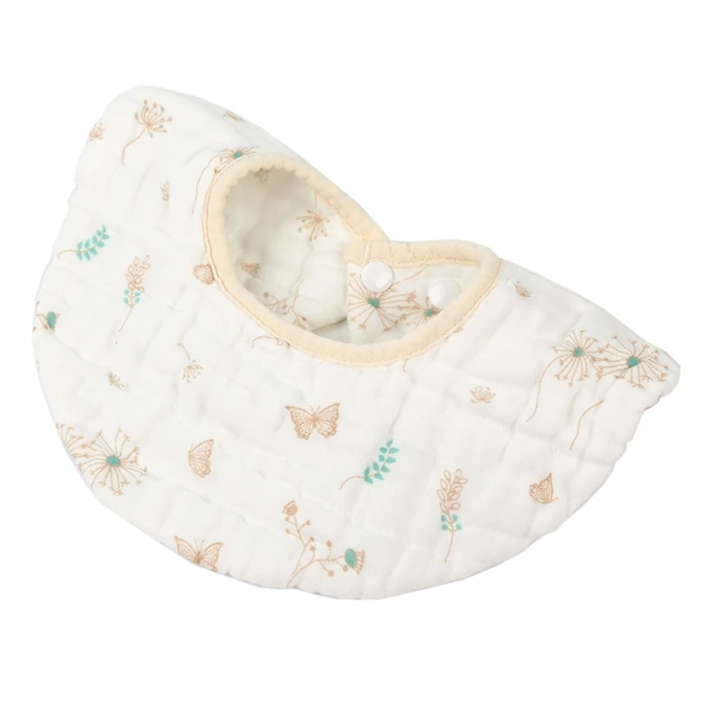 

Printed Burp Cloth High Absorbent Feeding Bib for Toddler 0-24M Baby Supplies