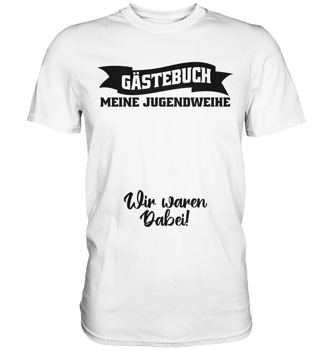 Футболка Молодежная особенность Гостевая книга Поговорка Конфирмация Гостевой