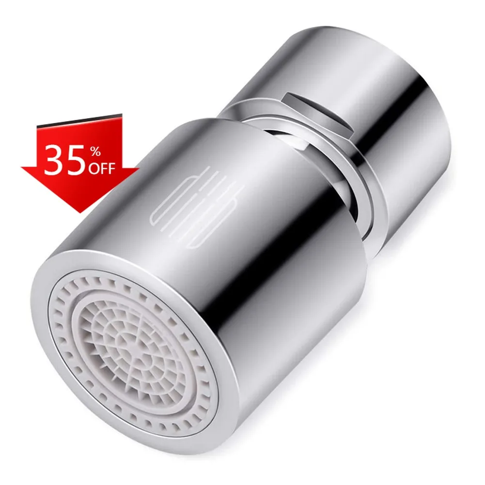 

Kitchen Tap Aerator 360 Faucet Rotate Swivel End Diffuser Female Thread Adapter Kitchen Dining Bar Accessories